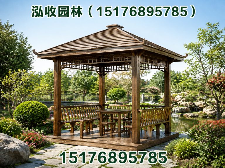 白山塑木地板展示图
